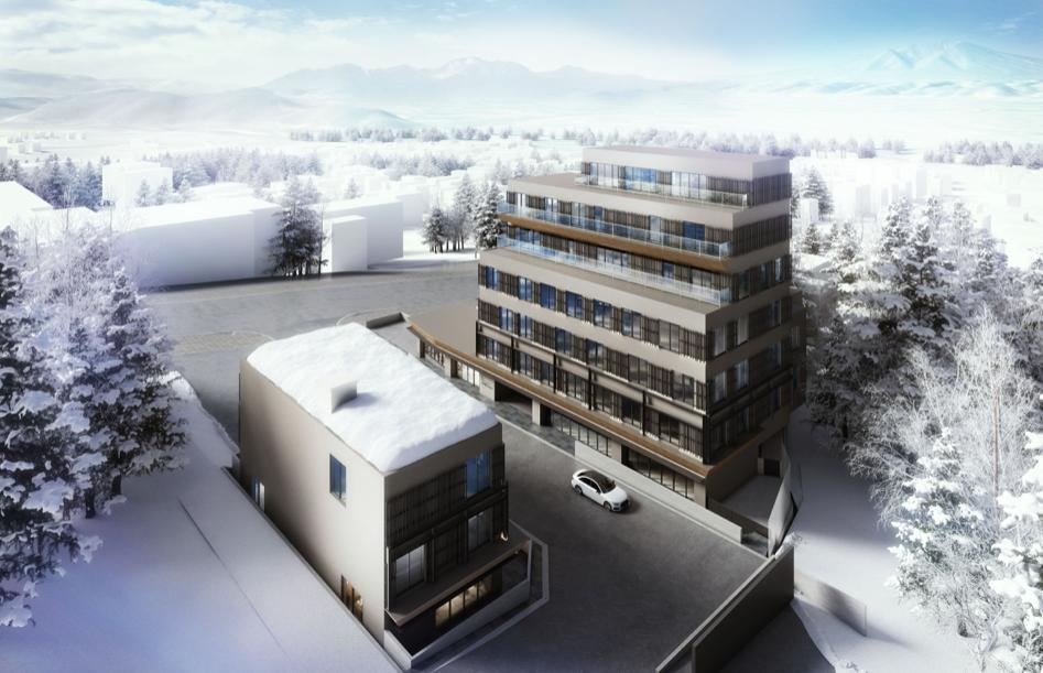 Modern multi-story building exterior